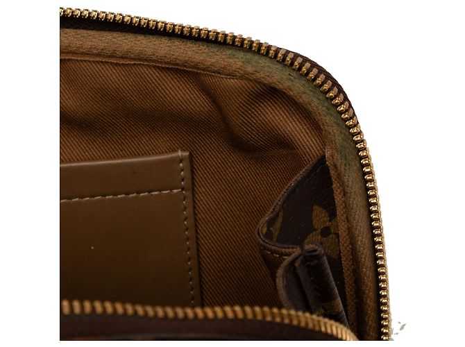 Borsa Louis Vuitton Marrone Monogram Utility - vista 6