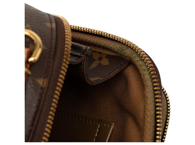 Borsa Louis Vuitton Marrone Monogram Utility - vista 7