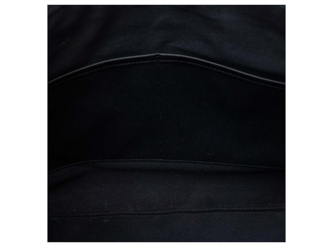 Clutch Rockstud in pelle nera grande Valentino Nero - vista 4