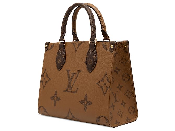 Louis Vuitton Marrone Monogram Reverse Giant OnTheGo PM - vista 2