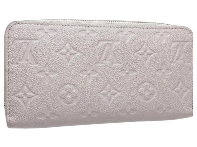 Cartera Zippy Long Louis Vuitton Gray Monogram Empreinte Castaño Gris - vista 2