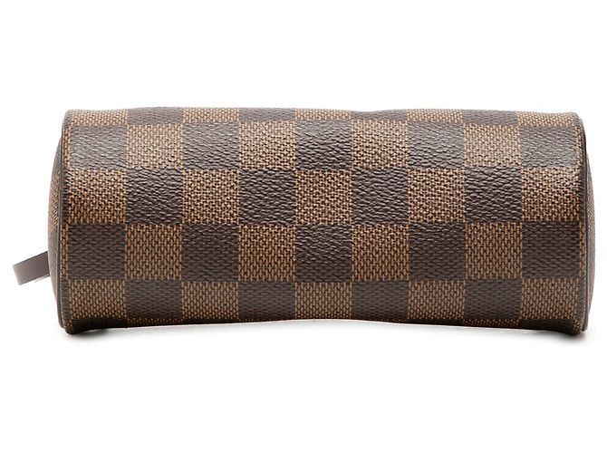 Louis Vuitton Pochette Papillon Damier Ebene marrone - vista 3
