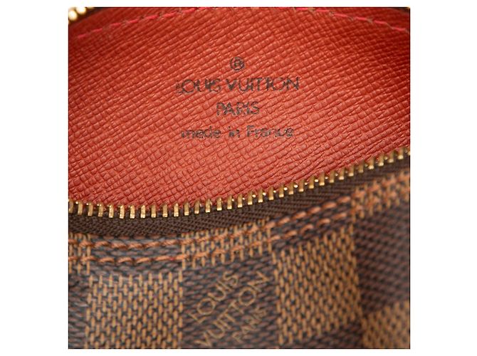 Louis Vuitton Pochette Papillon Damier Ebene marrone - vista 5