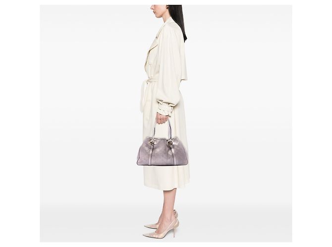 Tote Guccissima metallizzata viola Gucci Porpora - vista 6