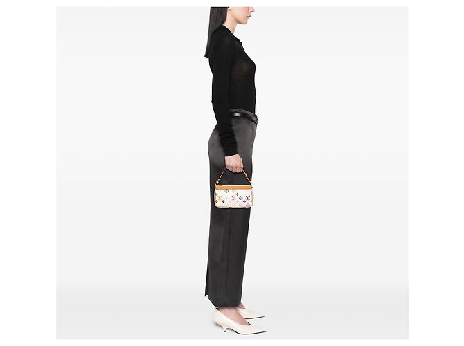Louis Vuitton White Monogram Multicolore Pochette Accessoires - view 7