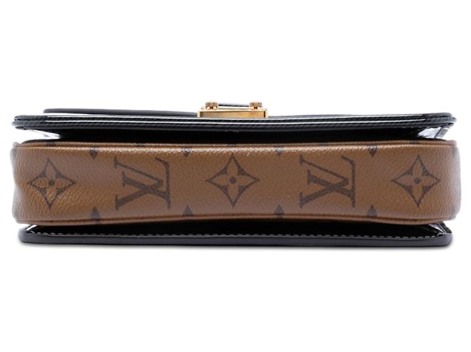 Louis Vuitton Black Shiny Epi and Monogram Reverse Mini Pochette Metis - view 3
