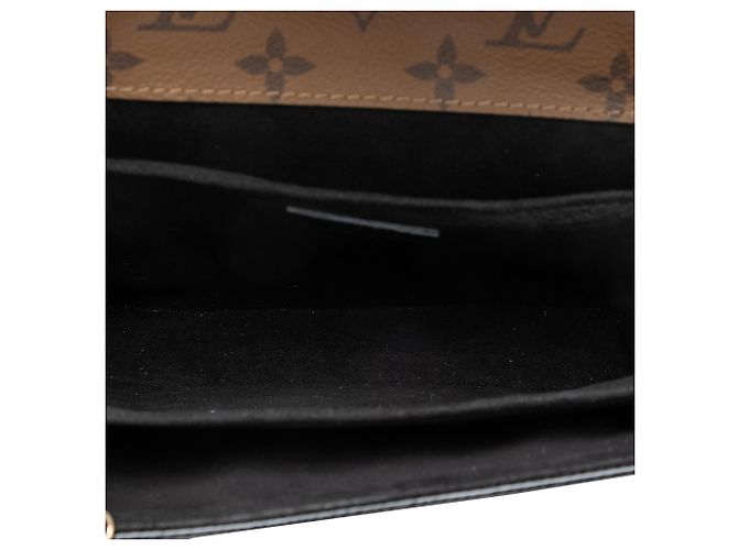 Louis Vuitton Black Shiny Epi and Monogram Reverse Mini Pochette Metis - view 4