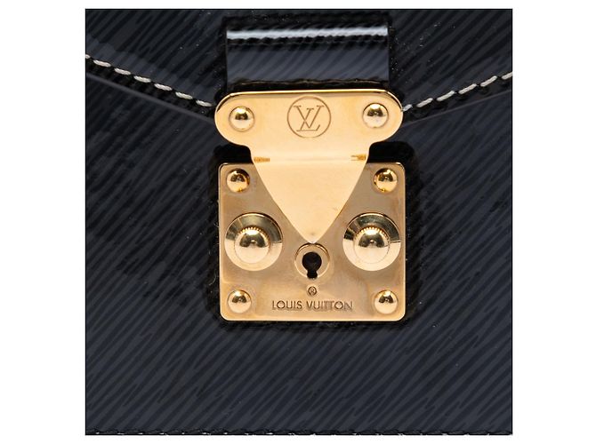 Louis Vuitton Black Shiny Epi and Monogram Reverse Mini Pochette Metis - view 5