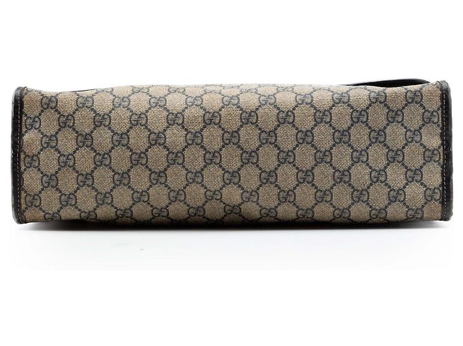 Borsa Messenger Gucci Beige GG Supreme Web - vista 3