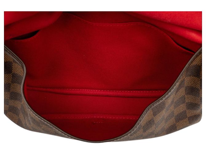 Louis Vuitton Marrone Damier Ebene Saumur 30 - vista 4