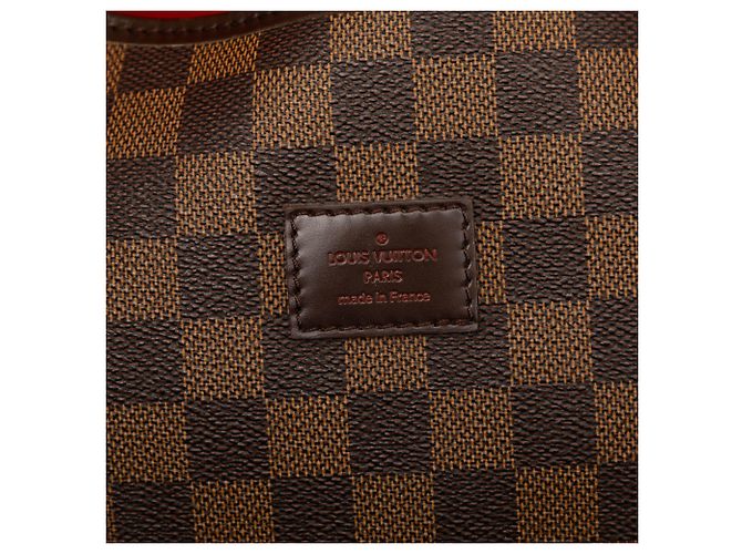 Louis Vuitton Marrone Damier Ebene Saumur 30 - vista 8