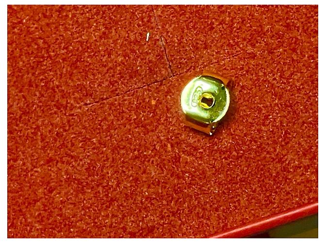 Autre Marque Orecchini a lobo in argento 925 placcato oro a forma di foglia D'oro - vista 10