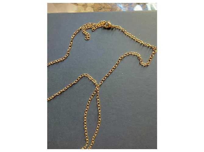 Autre Marque Collana in Acciaio Inossidabile Color Oro con Pendente Granchio D'oro - vista 6