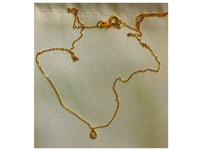 Autre Marque Gigi Clauzeau Collana in oro giallo 18k e diamante D'oro - vista 2