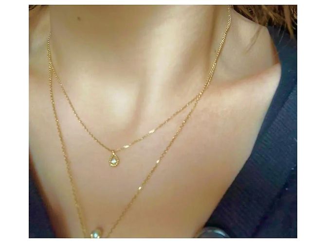 Autre Marque Gigi Clauzeau Collana in oro giallo 18k e diamante D'oro - vista 8