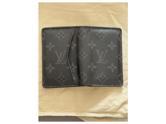 Louis Vuitton Monogram Eclipse Wallet Black - view 7