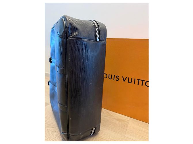 Louis Vuitton Epi Sirius 45 Reisetasche Schwarz - Ansicht 7
