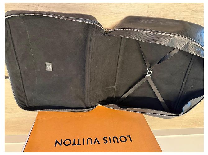 Louis Vuitton Epi Sirius 45 Reisetasche Schwarz - Ansicht 8