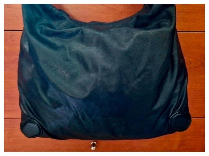 Borsa a spalla Gucci Britt Medium Hobo in pelle nera Nero - vista 10