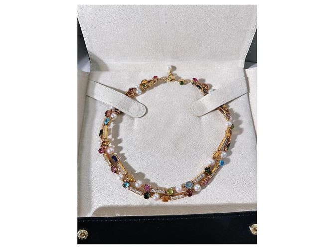 Bulgari Collana Bvlgari Allegra con Pietre Preziose e Perle D'oro - vista 6