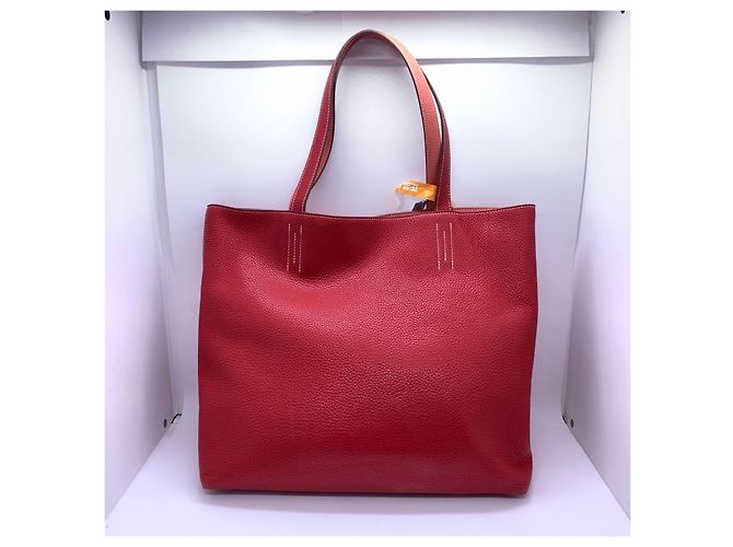 Borsa Hermès Love Hermès Double Sens 35 Tote Bag Rosa - vista 3