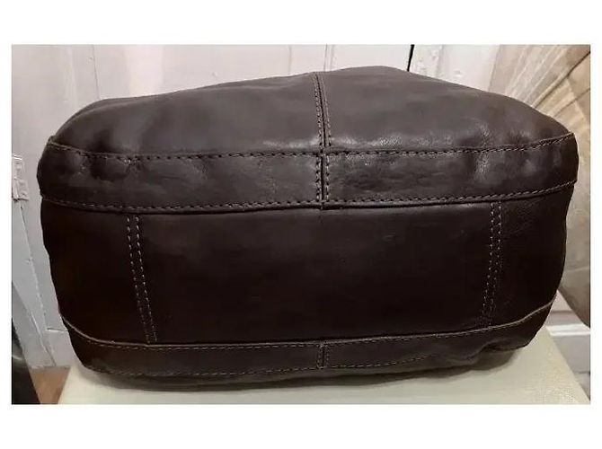 Autre Marque Borsa tote Fat Face in pelle marrone - vista 4