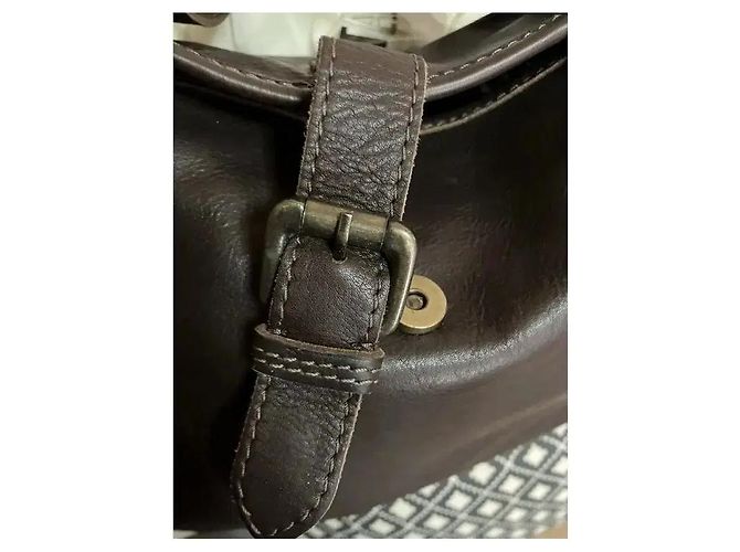 Autre Marque Borsa tote Fat Face in pelle marrone - vista 5