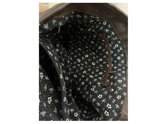 Autre Marque Borsa tote Fat Face in pelle marrone - vista 8