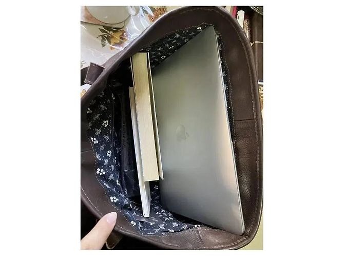 Autre Marque Borsa tote Fat Face in pelle marrone - vista 9
