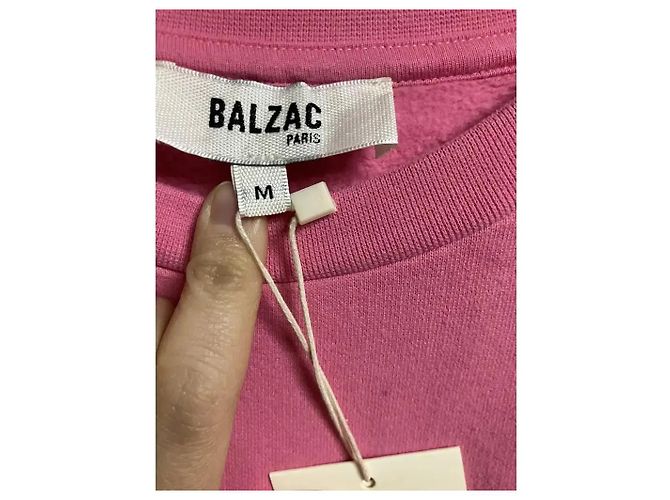 Balzac Paris Sweatshirt Rosa mit Santa-Grafik Pink - Ansicht 14