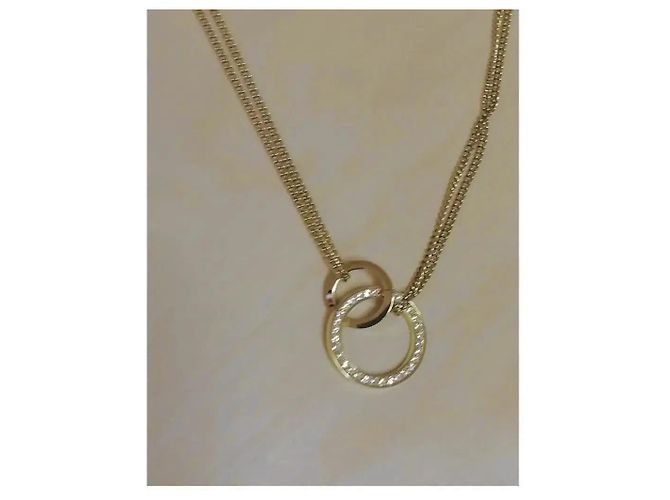 Tommy Hilfiger Collana Cerchi Intrecciati Oro D'oro - vista 2