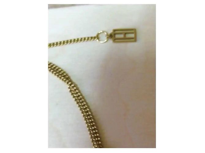 Tommy Hilfiger Collana Cerchi Intrecciati Oro D'oro - vista 6