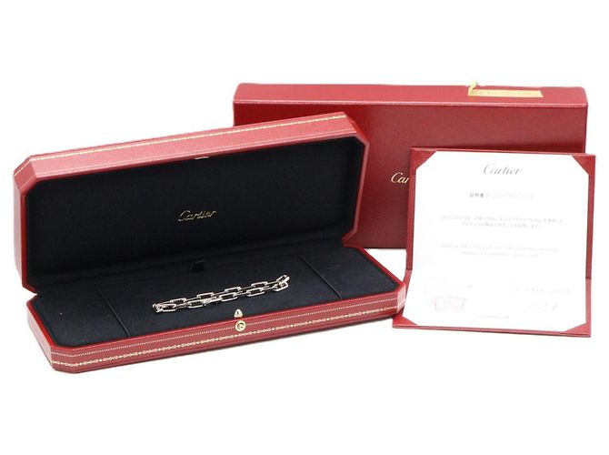 Bracciale Cartier Santos Oro Bianco - vista 4