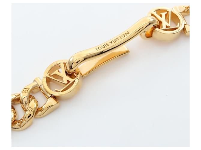 Collana Louis Vuitton Monogram Oro D'oro Metallico - vista 2