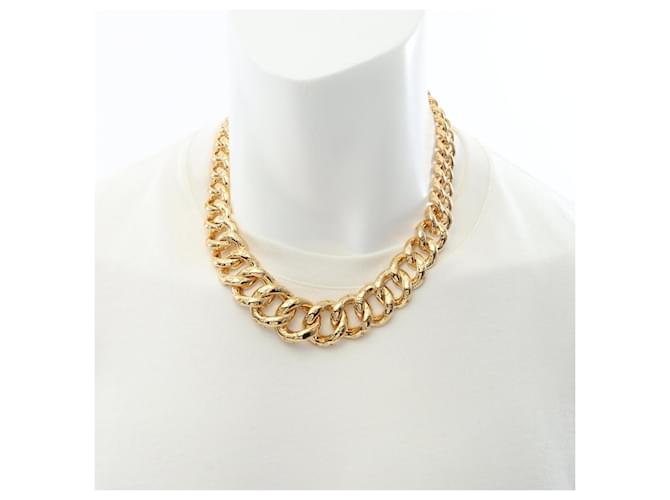 Collana Louis Vuitton Monogram Oro D'oro Metallico - vista 4