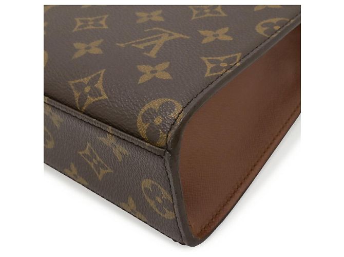 Borsa Louis Vuitton Monogram Malletier Marrone - vista 3