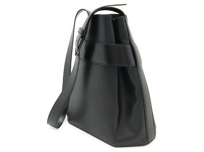 Borsa a Spalla Louis Vuitton Epi Leather Sac de Paul PM Nero - vista 2