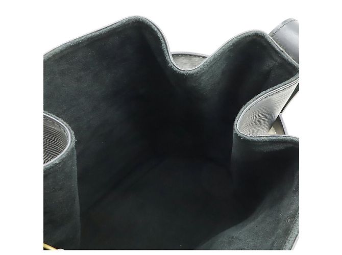 Borsa a Spalla Louis Vuitton Epi Leather Sac de Paul PM Nero - vista 6