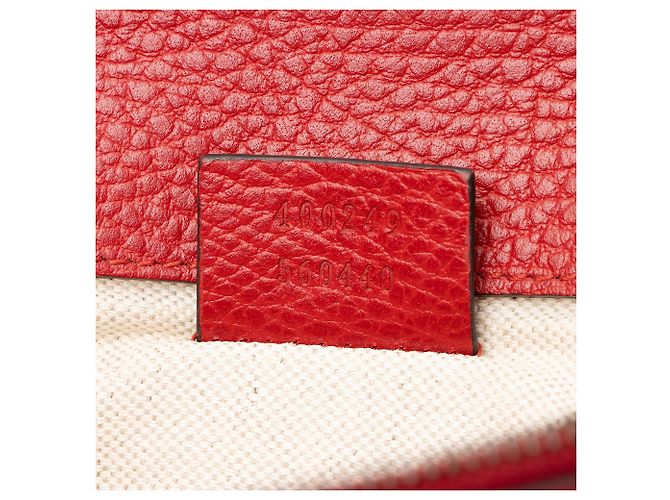 Borsa a tracolla Dionysus Medium in pelle e cristalli Gucci Rosso - vista 6