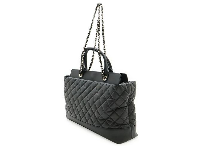Borsa Tote Chanel Matelasse Coco Mark Nero - vista 2