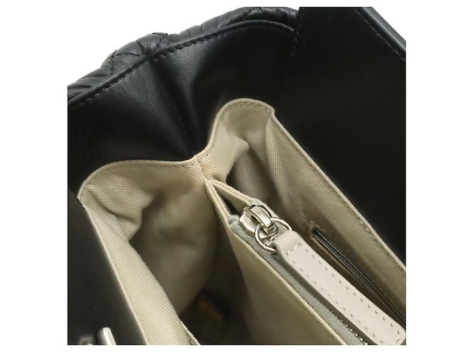 Borsa Tote Chanel Matelasse Coco Mark Nero - vista 5
