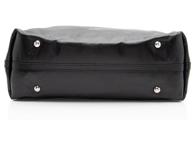 Borsa a Spalla Louis Vuitton Lambskin CarryAll Vibe MM Nero - vista 4