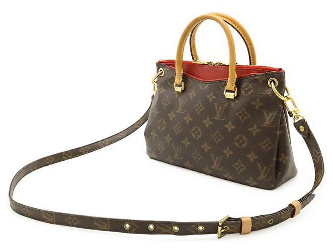 Borsa Louis Vuitton Monogram Pallas BB Rosso - vista 2