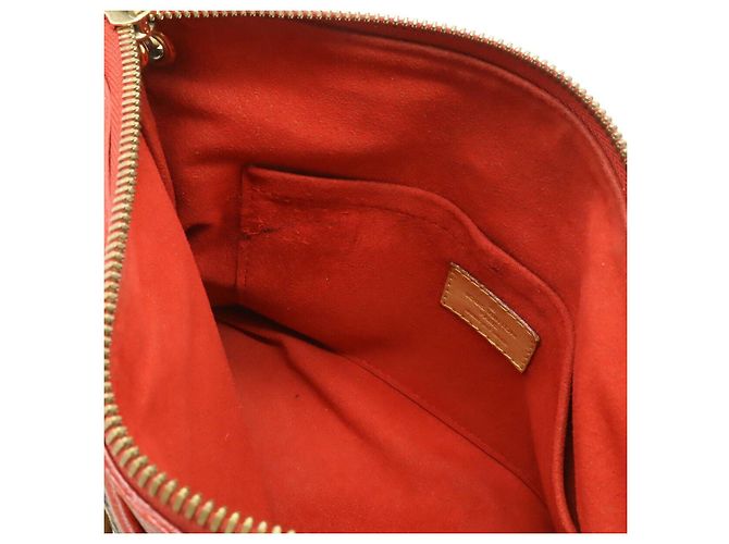 Borsa Louis Vuitton Monogram Pallas BB Rosso - vista 7