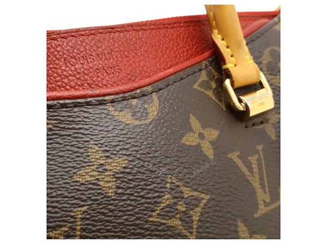 Borsa Louis Vuitton Monogram Pallas BB Rosso - vista 9