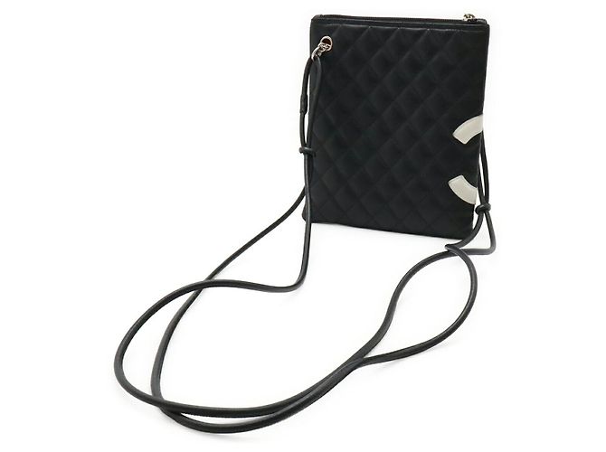 Chanel Cambon Line Coco Mark Schultertasche Medium Schwarz - Ansicht 2