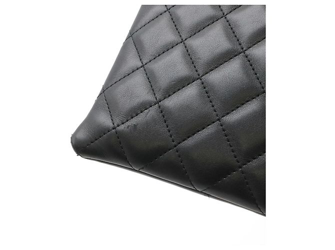 Chanel Cambon Line Coco Mark Schultertasche Medium Schwarz - Ansicht 4