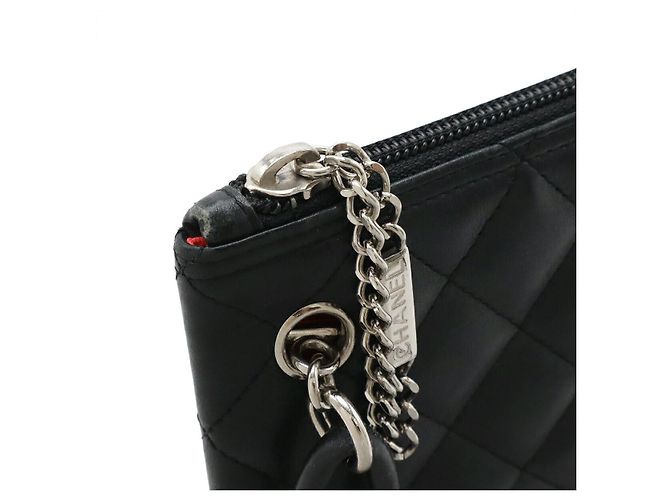 Chanel Cambon Line Coco Mark Schultertasche Medium Schwarz - Ansicht 5