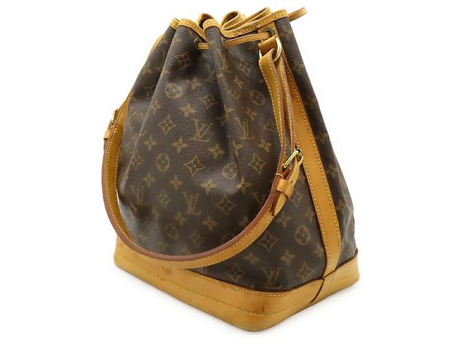 Borsa a Spalla Louis Vuitton Monogram Noe Marrone - vista 2