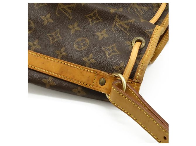 Borsa a Spalla Louis Vuitton Monogram Noe Marrone - vista 7